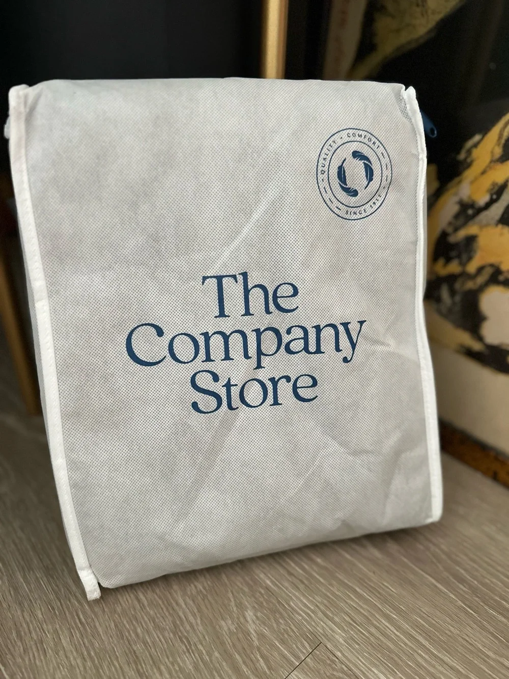 The Company Store Cotton Voile Pillow Sham Cedar Brown Hand Quilted Retail $42